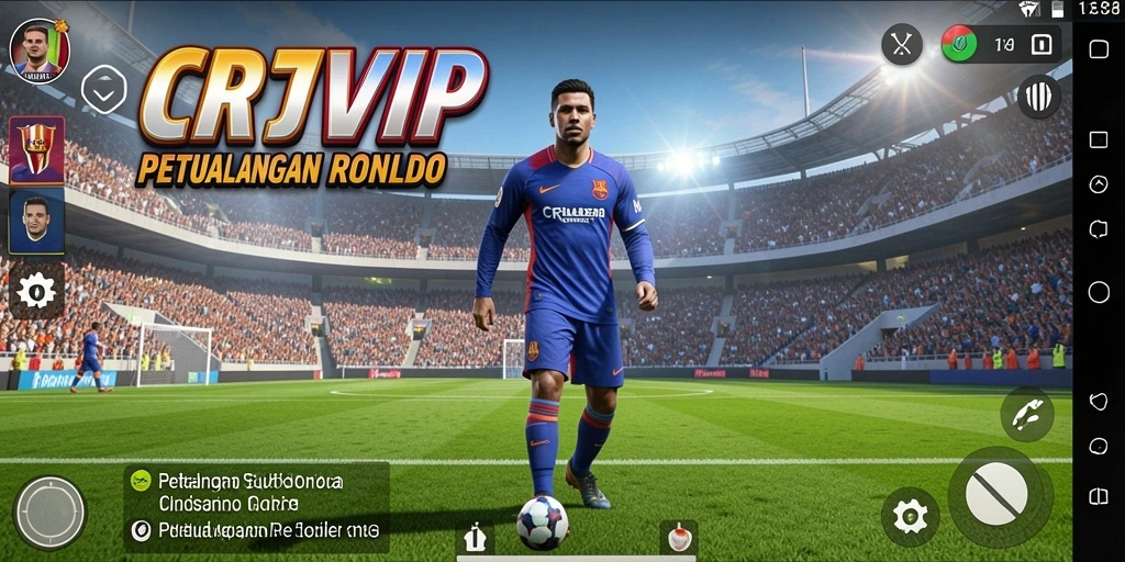 Antarmuka permainan CR7VIP yang menampilkan aksi seru dan grafis menawan.