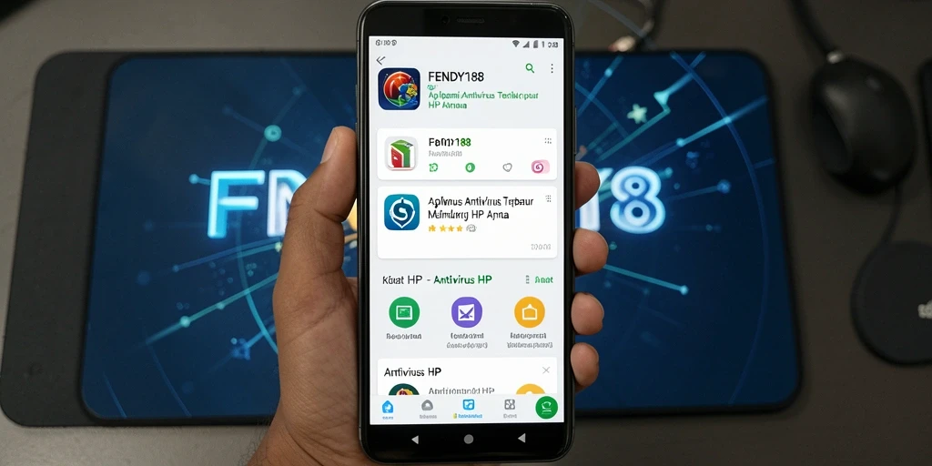 Tampilan antarmuka utama aplikasi FENDY188 yang intuitif dan ramah pengguna.