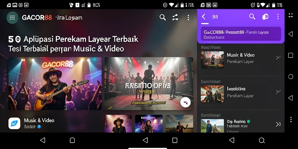 Antarmuka pengguna GACOR88 saat merekam layar yang sederhana dan intuitif.