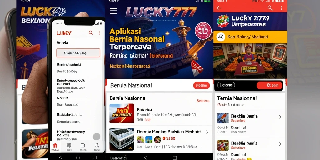Antarmuka LUCKY777 yang bersih dan mudah dinavigasi.
