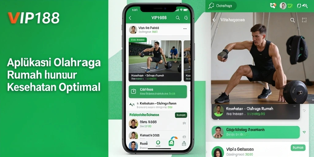 Antarmuka VIP188 yang user-friendly untuk olahraga di rumah.