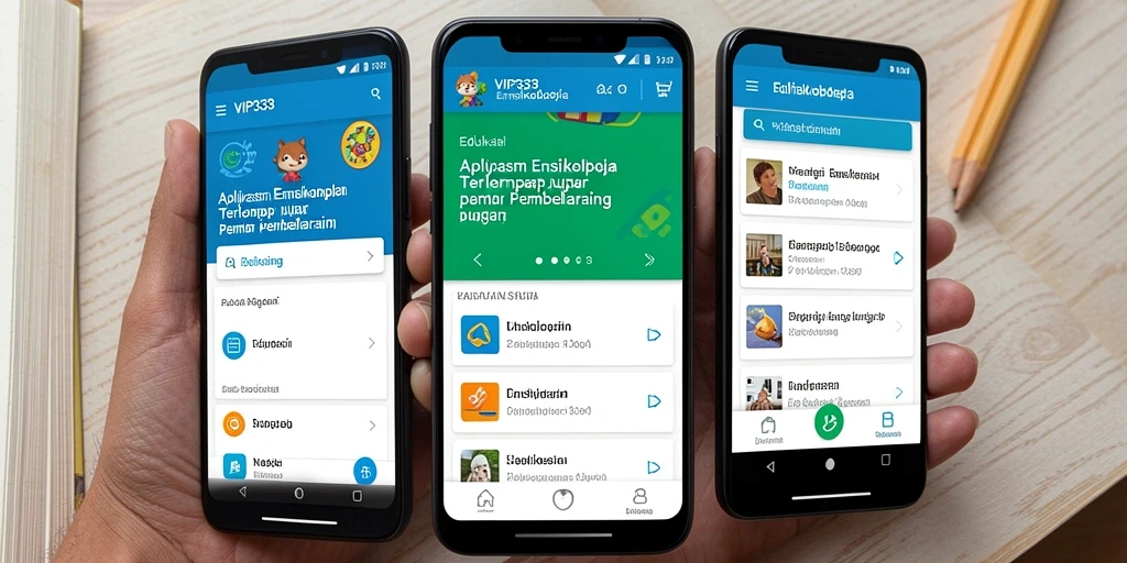 Tampilan antarmuka VIP333 yang menarik dan informatif.