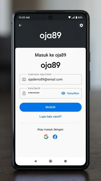 Panduan Masuk Akun oja89 untuk Pengguna Android